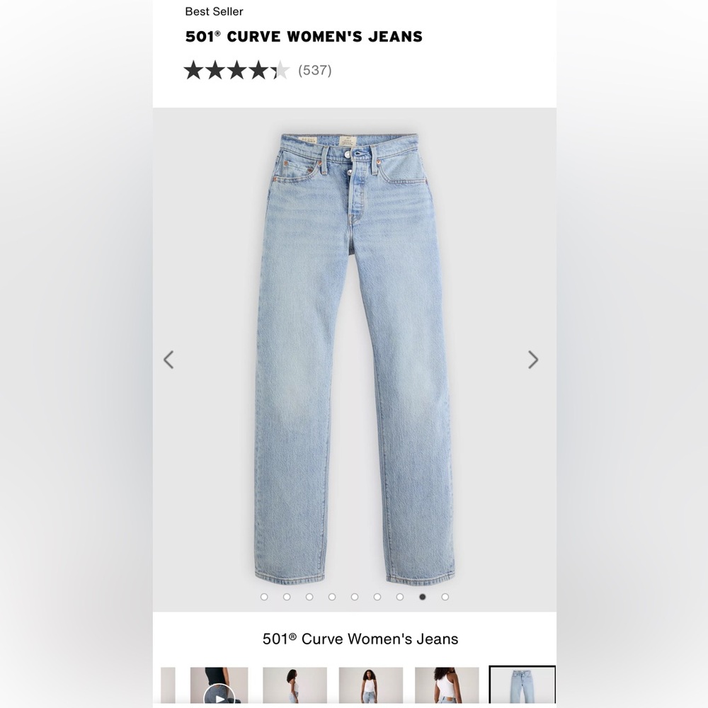 501 Curve Women’s Jeans - 26x30